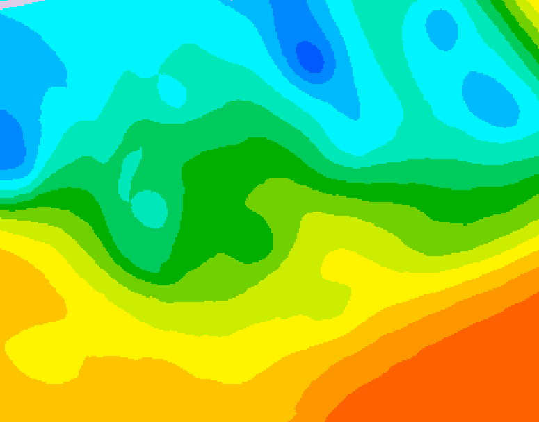 GDPS 500 millibar geopotential height 138 hour forecast chart for Canada based on 2026/05/18 1200Z data