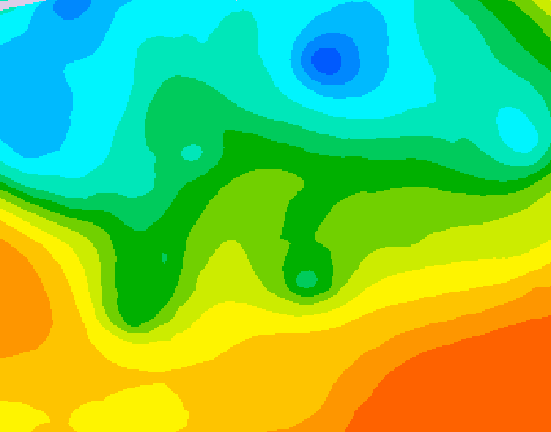 GDPS 500 millibar geopotential height 192 hour forecast chart for Canada based on 2026/05/18 1200Z data