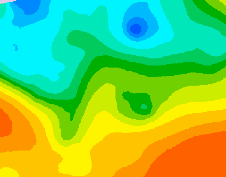 GDPS 500 millibar geopotential height 204 hour forecast chart for Canada based on 2026/05/18 1200Z data