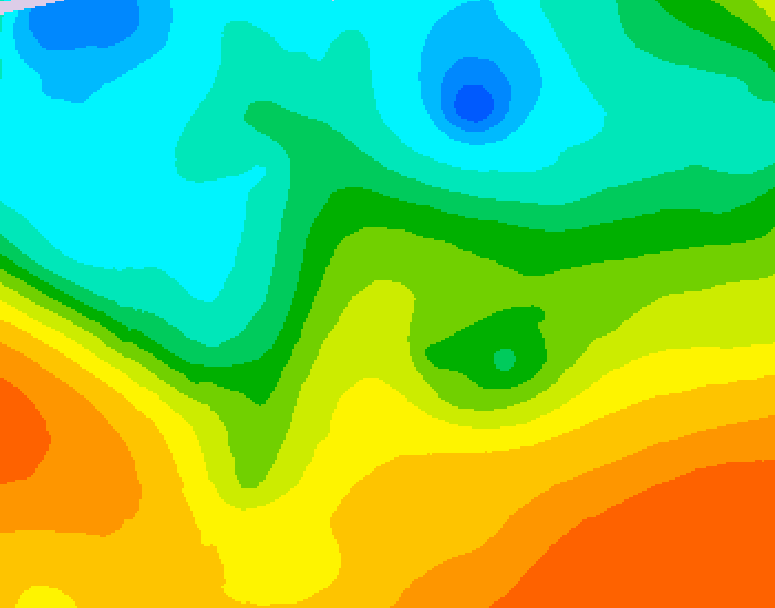 GDPS 500 millibar geopotential height 210 hour forecast chart for Canada based on 2026/05/18 1200Z data