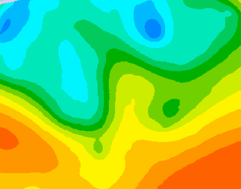 GDPS 500 millibar geopotential height 228 hour forecast chart for Canada based on 2026/05/18 1200Z data
