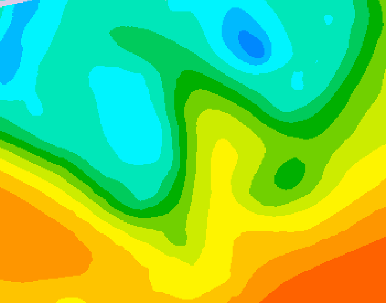 GDPS 500 millibar geopotential height 240 hour forecast chart for Canada based on 2026/05/18 1200Z data