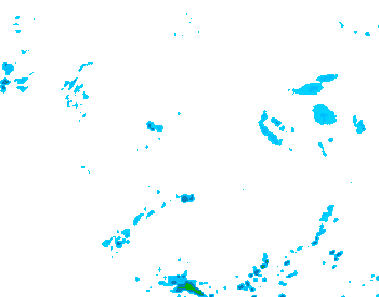 GDPS precipitation 090 hour forecast chart for Canada based on 2026/05/18 0000Z data