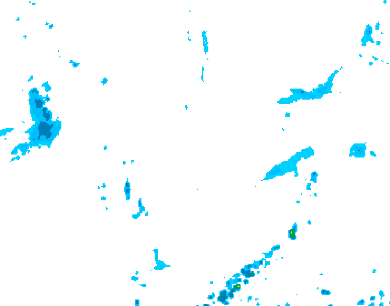 GDPS precipitation 054 hour forecast chart for Canada based on 2026/05/18 1200Z data