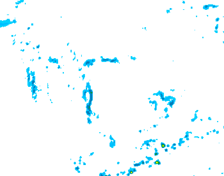 GDPS precipitation 216 hour forecast chart for Canada based on 2026/05/18 1200Z data