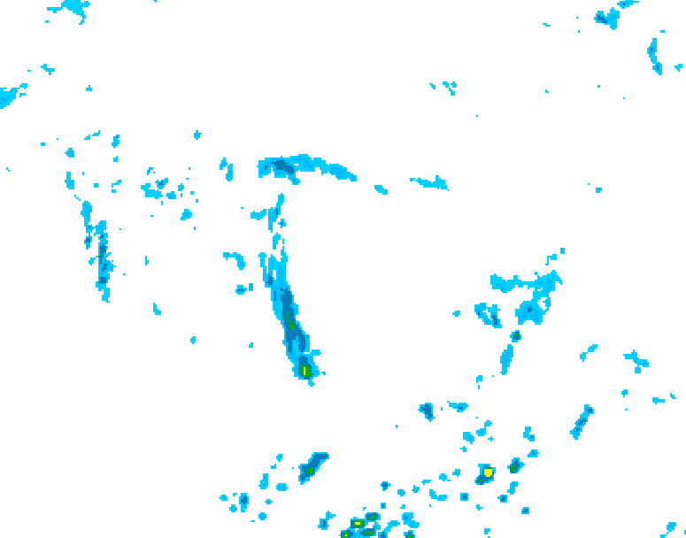 GDPS precipitation 222 hour forecast chart for Canada based on 2026/05/18 1200Z data