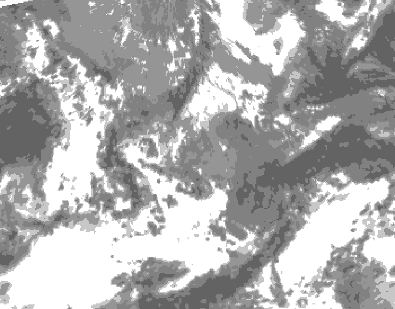 GDPS total cloud 060 hour forecast chart for Canada based on 2026/05/18 0000Z data