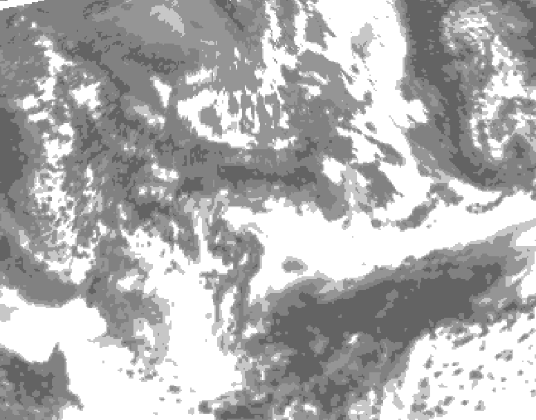GDPS total cloud 138 hour forecast chart for Canada based on 2026/05/18 0000Z data