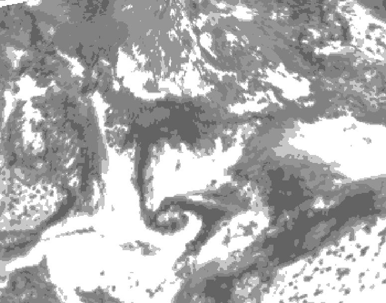 GDPS total cloud 186 hour forecast chart for Canada based on 2026/05/18 0000Z data