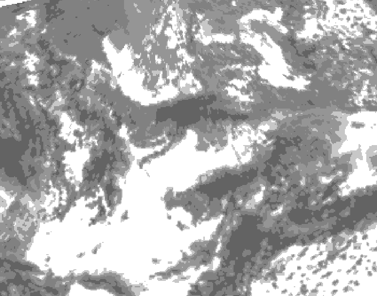 GDPS total cloud 204 hour forecast chart for Canada based on 2026/05/18 0000Z data