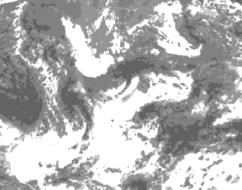 GDPS total cloud 216 hour forecast chart for Canada based on 2026/05/18 0000Z data