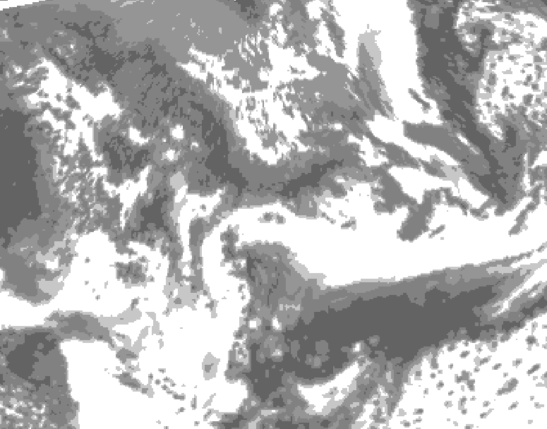 GDPS total cloud 126 hour forecast chart for Canada based on 2026/05/18 1200Z data