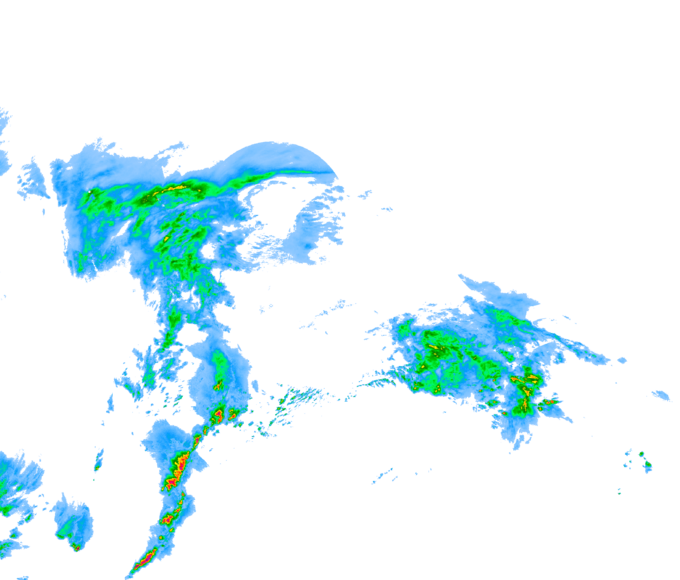 Weather radar data valid at 2026/05/18 00:00 UTC