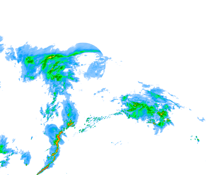 Weather radar data valid at 2026/05/18 00:36 UTC