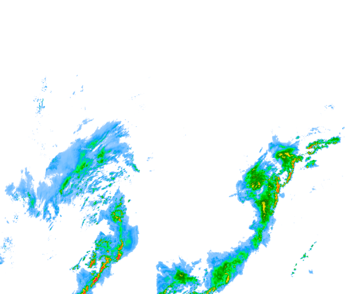 Weather radar data valid at 2026/05/18 23:42 UTC