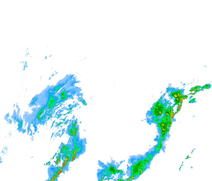 Weather radar data valid at 2026/05/18 23:54 UTC