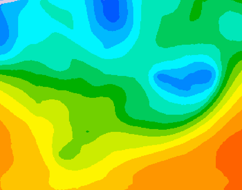 GDPS 500 millibar geopotential height 066 hour forecast chart for Canada based on 2026/05/19 0000Z data