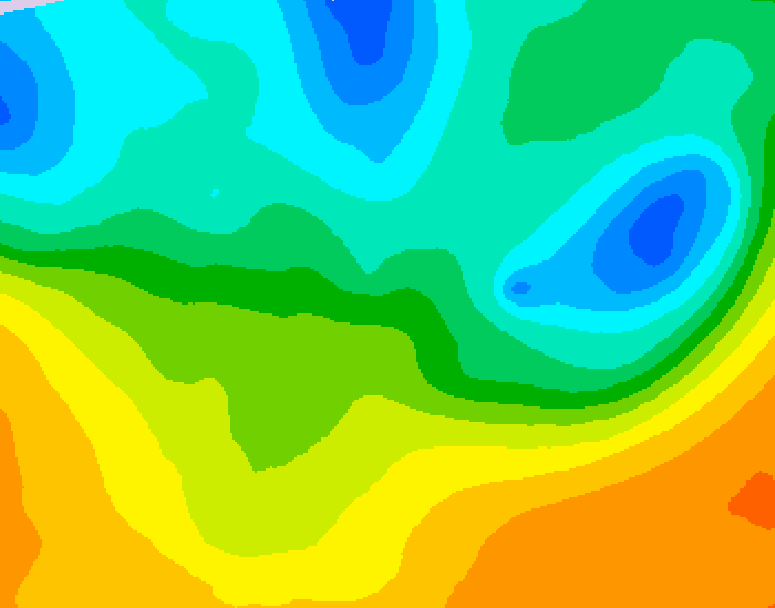 GDPS 500 millibar geopotential height 078 hour forecast chart for Canada based on 2026/05/19 0000Z data