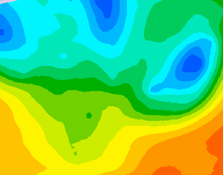 GDPS 500 millibar geopotential height 084 hour forecast chart for Canada based on 2026/05/19 0000Z data