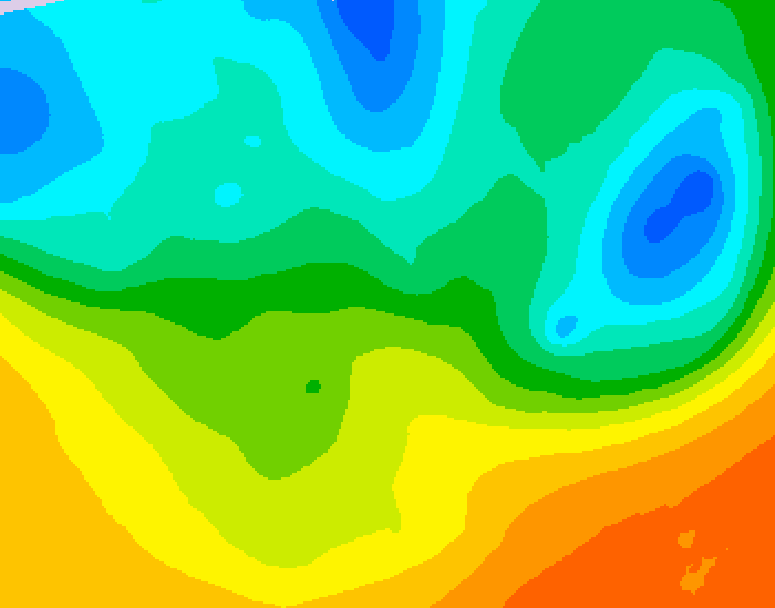 GDPS 500 millibar geopotential height 090 hour forecast chart for Canada based on 2026/05/19 0000Z data