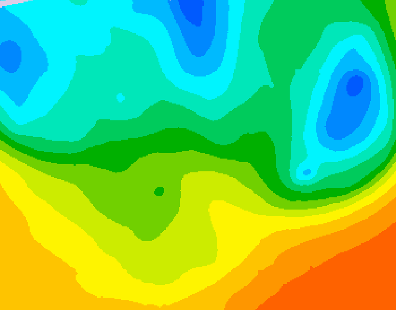 GDPS 500 millibar geopotential height 096 hour forecast chart for Canada based on 2026/05/19 0000Z data