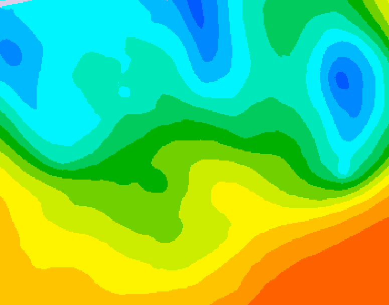 GDPS 500 millibar geopotential height 108 hour forecast chart for Canada based on 2026/05/19 0000Z data