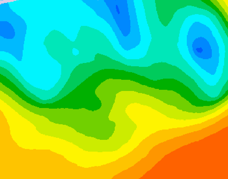 GDPS 500 millibar geopotential height 114 hour forecast chart for Canada based on 2026/05/19 0000Z data