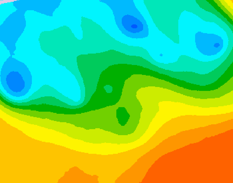 GDPS 500 millibar geopotential height 138 hour forecast chart for Canada based on 2026/05/19 0000Z data