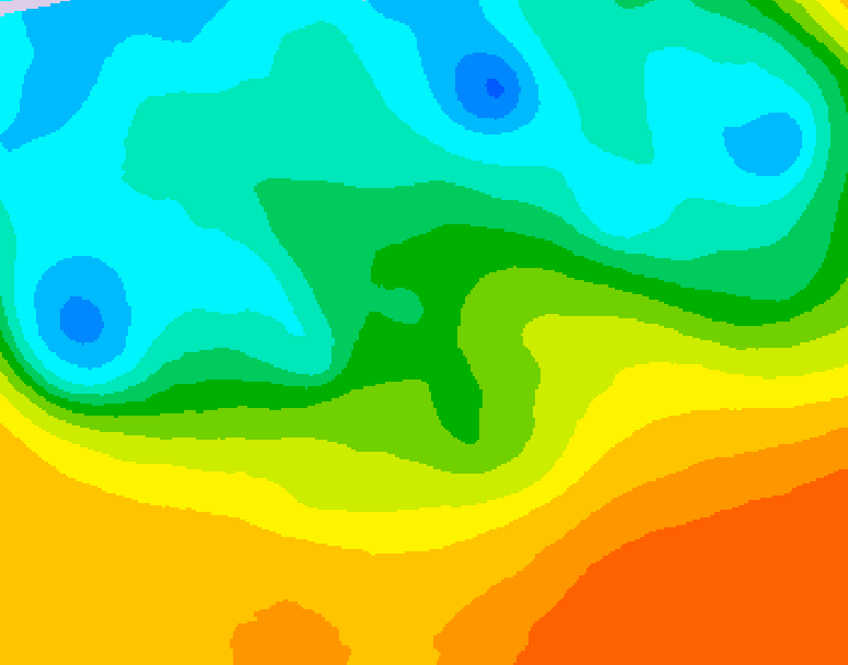 GDPS 500 millibar geopotential height 144 hour forecast chart for Canada based on 2026/05/19 0000Z data