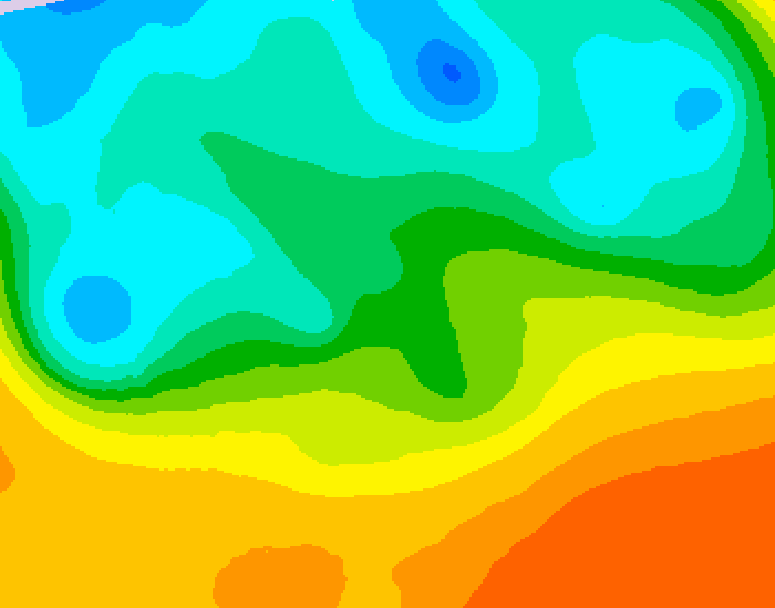 GDPS 500 millibar geopotential height 150 hour forecast chart for Canada based on 2026/05/19 0000Z data