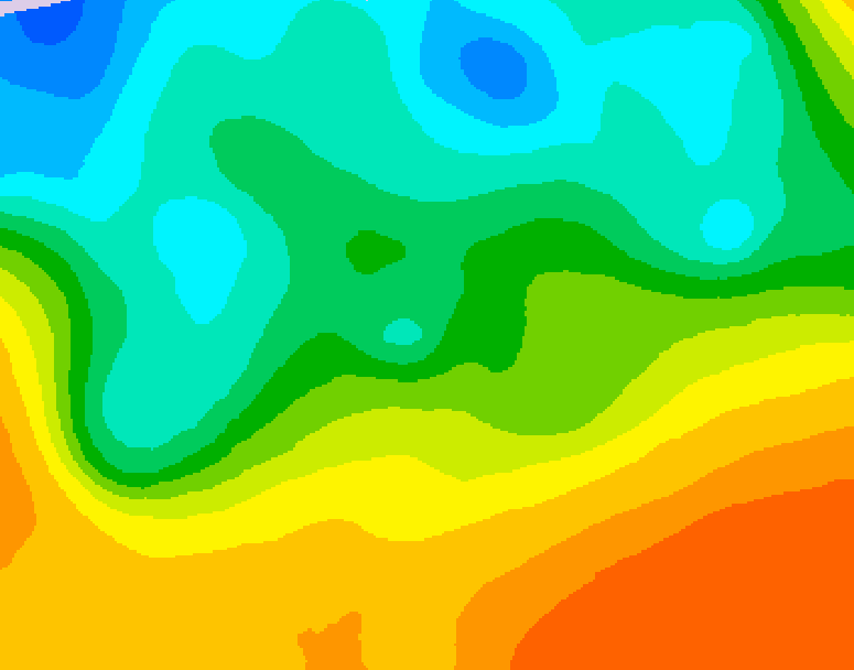 GDPS 500 millibar geopotential height 162 hour forecast chart for Canada based on 2026/05/19 0000Z data