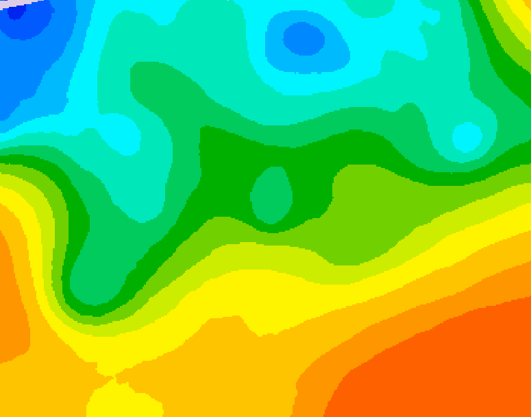 GDPS 500 millibar geopotential height 168 hour forecast chart for Canada based on 2026/05/19 0000Z data
