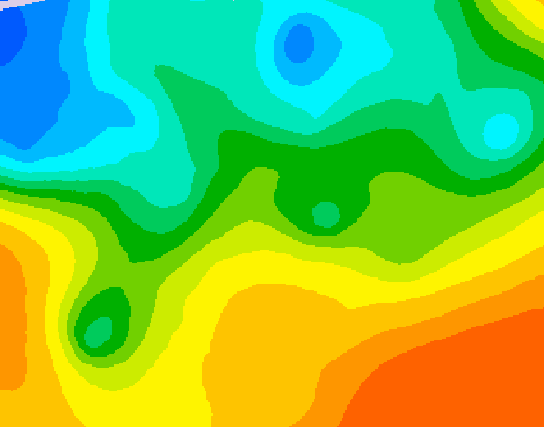 GDPS 500 millibar geopotential height 180 hour forecast chart for Canada based on 2026/05/19 0000Z data