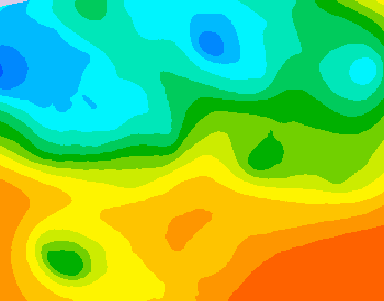 GDPS 500 millibar geopotential height 198 hour forecast chart for Canada based on 2026/05/19 0000Z data