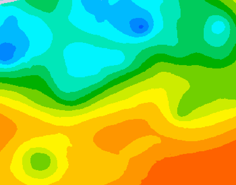 GDPS 500 millibar geopotential height 216 hour forecast chart for Canada based on 2026/05/19 0000Z data
