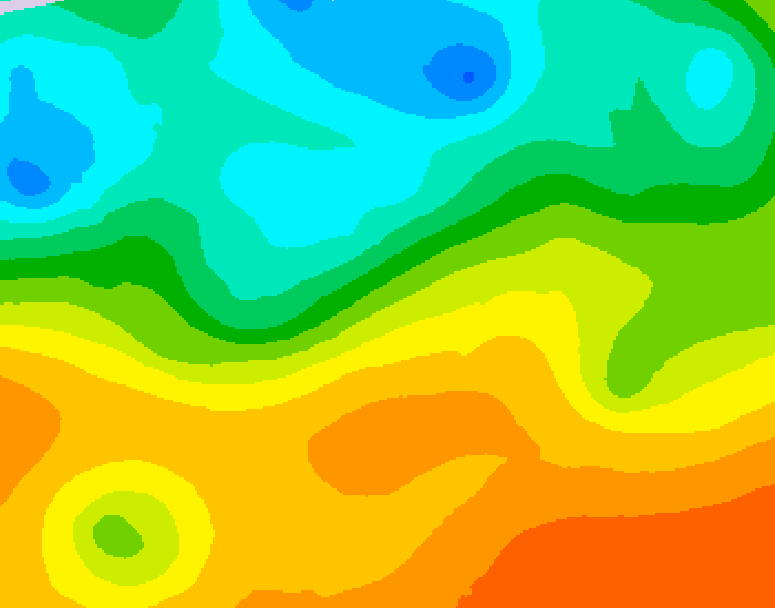 GDPS 500 millibar geopotential height 222 hour forecast chart for Canada based on 2026/05/19 0000Z data