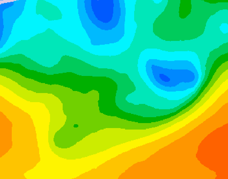 GDPS 500 millibar geopotential height 048 hour forecast chart for Canada based on 2026/05/19 1200Z data