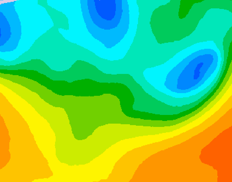 GDPS 500 millibar geopotential height 060 hour forecast chart for Canada based on 2026/05/19 1200Z data