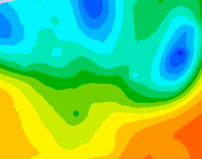 GDPS 500 millibar geopotential height 072 hour forecast chart for Canada based on 2026/05/19 1200Z data