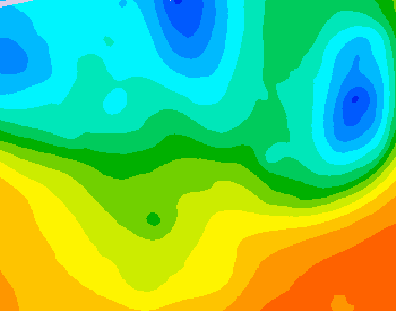 GDPS 500 millibar geopotential height 078 hour forecast chart for Canada based on 2026/05/19 1200Z data