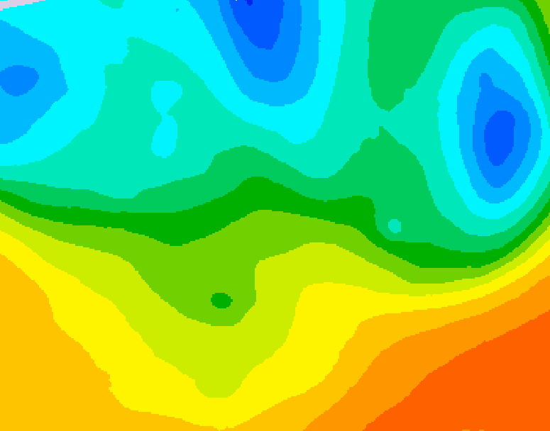 GDPS 500 millibar geopotential height 084 hour forecast chart for Canada based on 2026/05/19 1200Z data