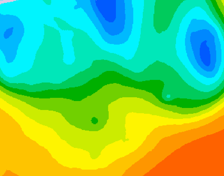 GDPS 500 millibar geopotential height 090 hour forecast chart for Canada based on 2026/05/19 1200Z data