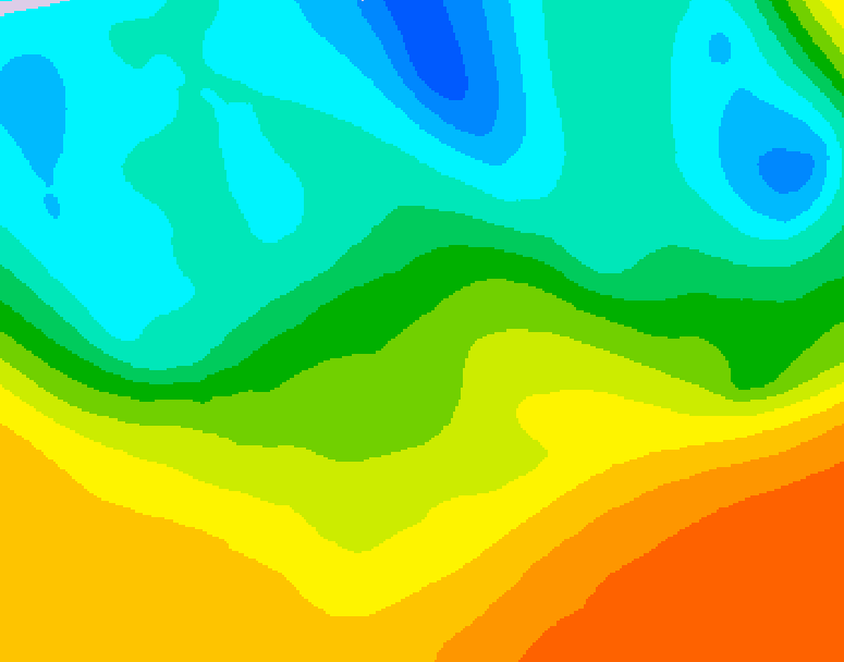 GDPS 500 millibar geopotential height 108 hour forecast chart for Canada based on 2026/05/19 1200Z data
