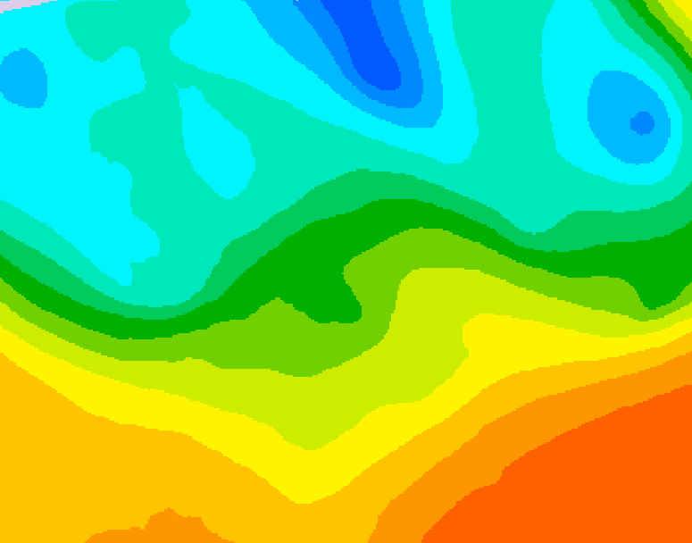 GDPS 500 millibar geopotential height 114 hour forecast chart for Canada based on 2026/05/19 1200Z data
