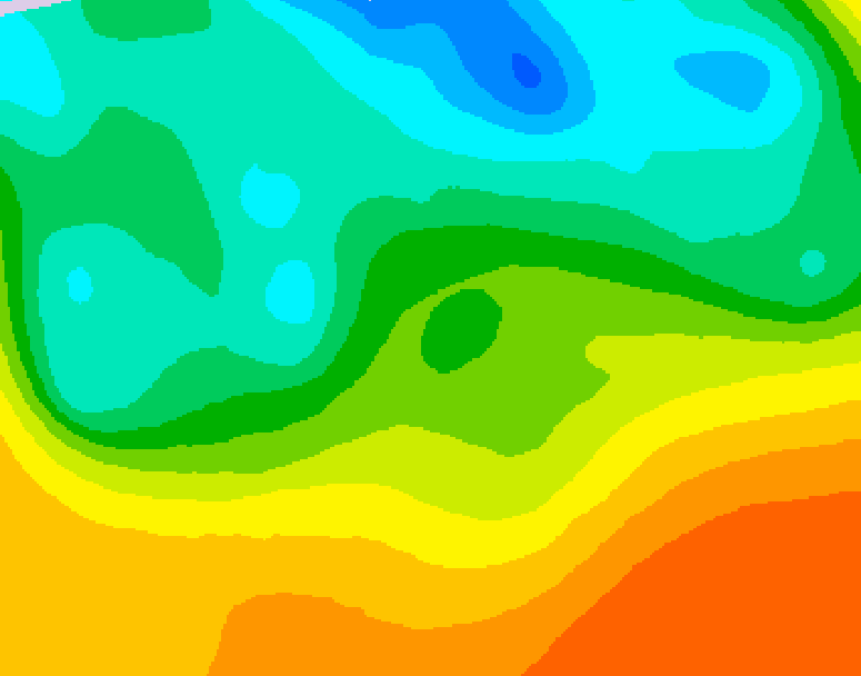 GDPS 500 millibar geopotential height 138 hour forecast chart for Canada based on 2026/05/19 1200Z data