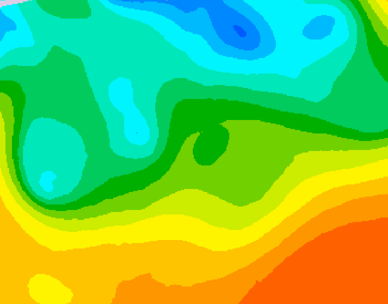 GDPS 500 millibar geopotential height 144 hour forecast chart for Canada based on 2026/05/19 1200Z data