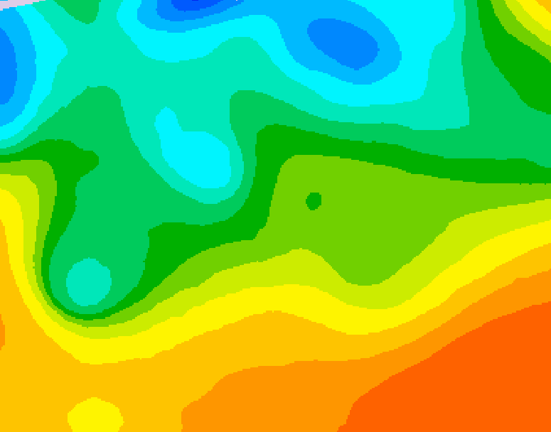GDPS 500 millibar geopotential height 156 hour forecast chart for Canada based on 2026/05/19 1200Z data