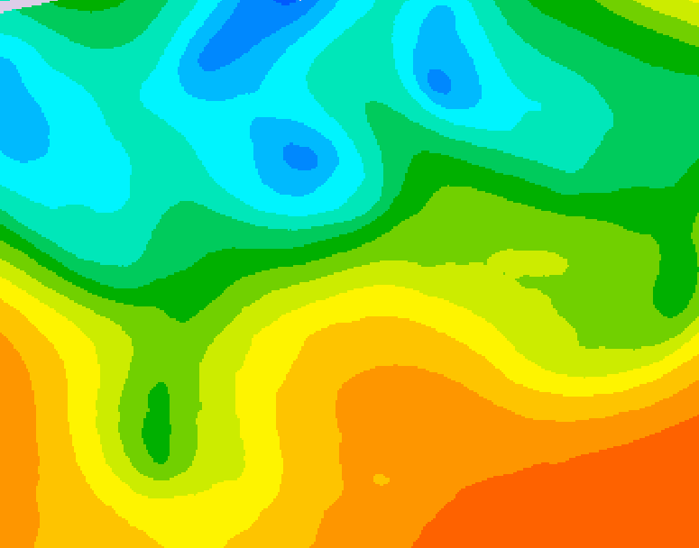 GDPS 500 millibar geopotential height 186 hour forecast chart for Canada based on 2026/05/19 1200Z data