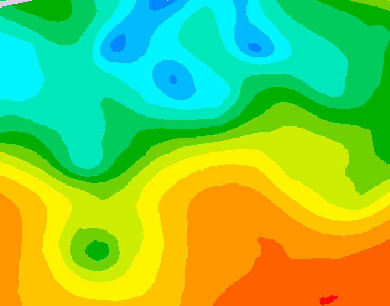 GDPS 500 millibar geopotential height 198 hour forecast chart for Canada based on 2026/05/19 1200Z data