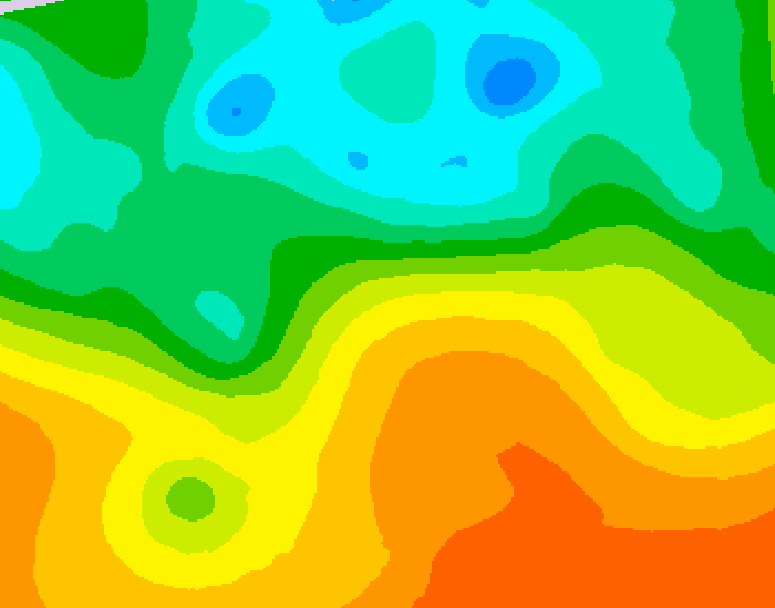 GDPS 500 millibar geopotential height 210 hour forecast chart for Canada based on 2026/05/19 1200Z data